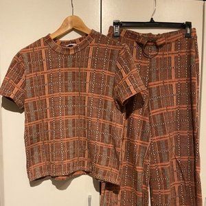 Zara Womens Orange Suit